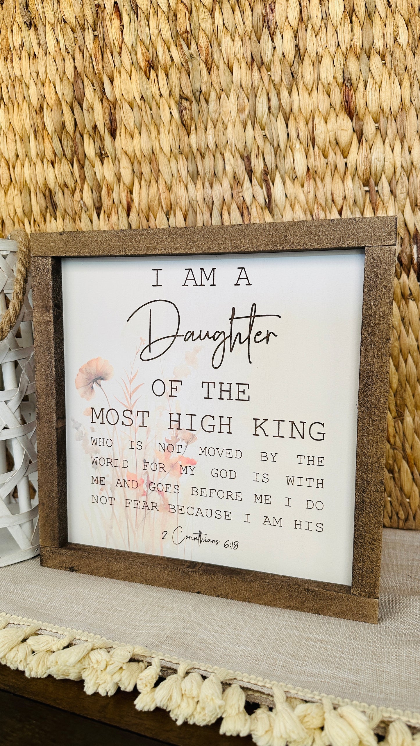 Daughter of the Most High King Sign