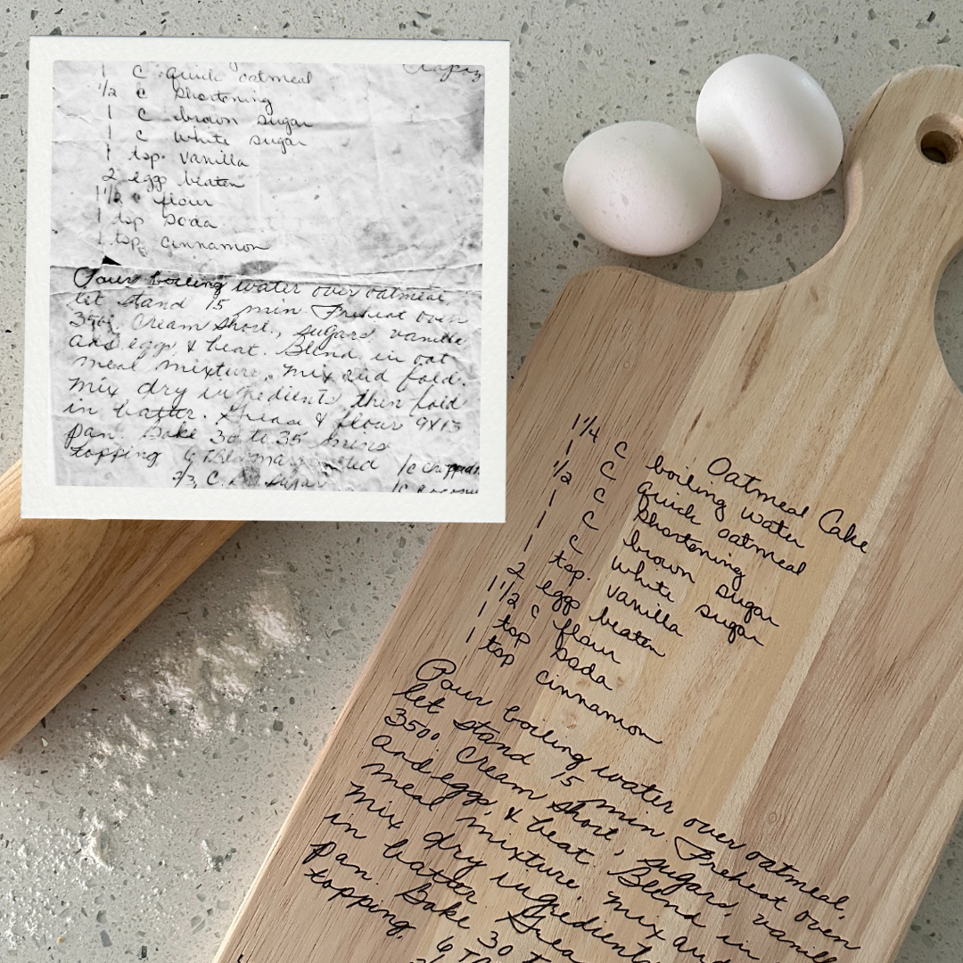 Recipe Cutting Board