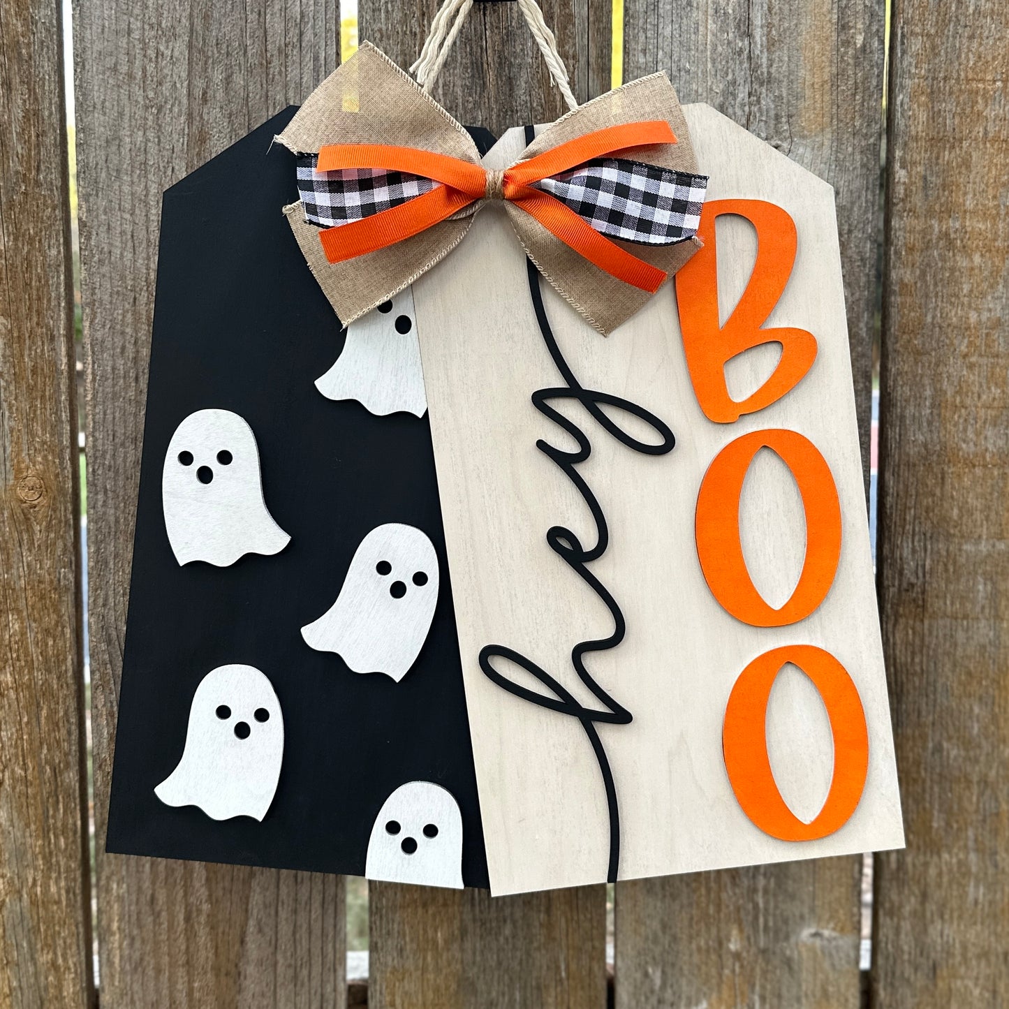 Hey Boo Door Hanger