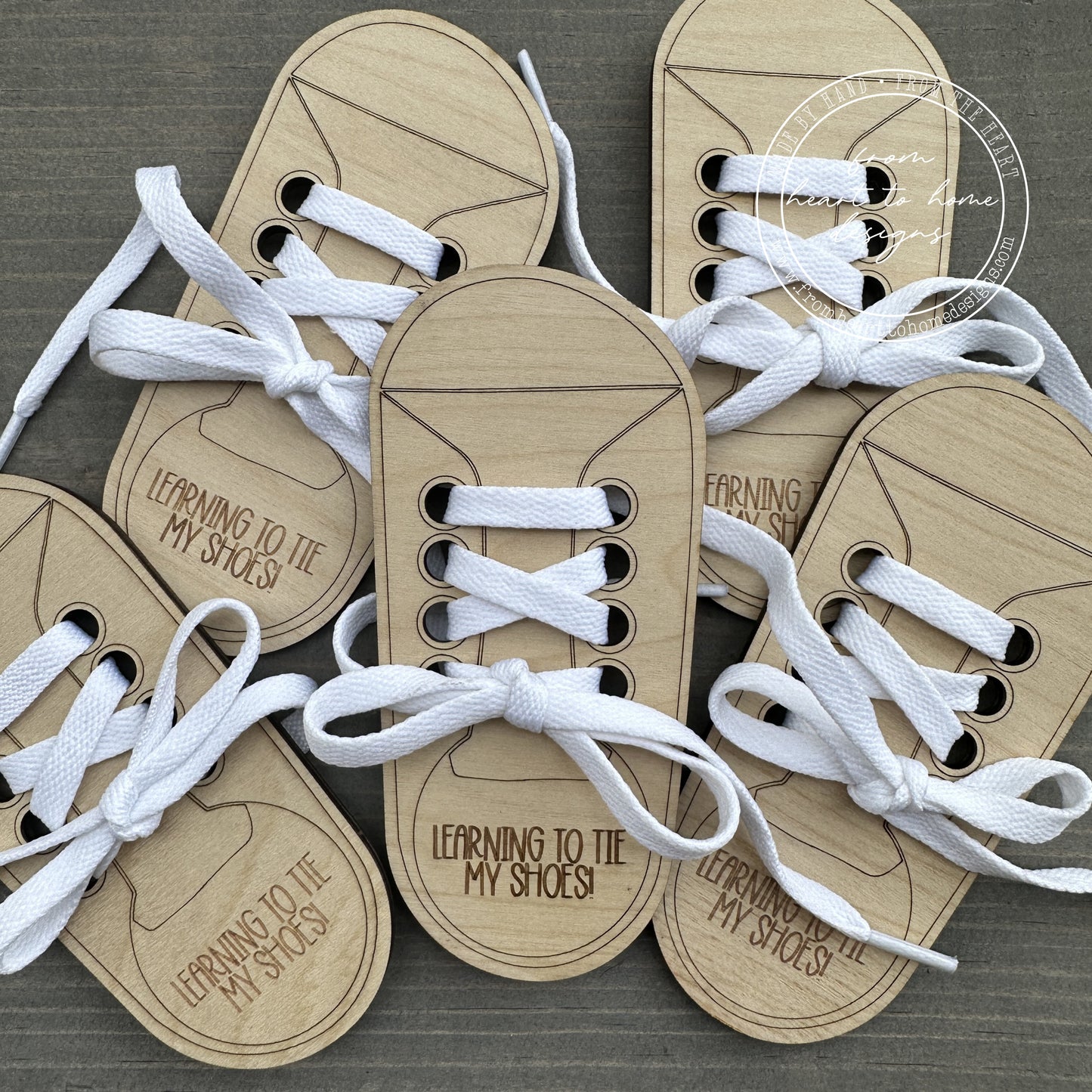 Learning to Tie My Shoes Kids Lacing Activity