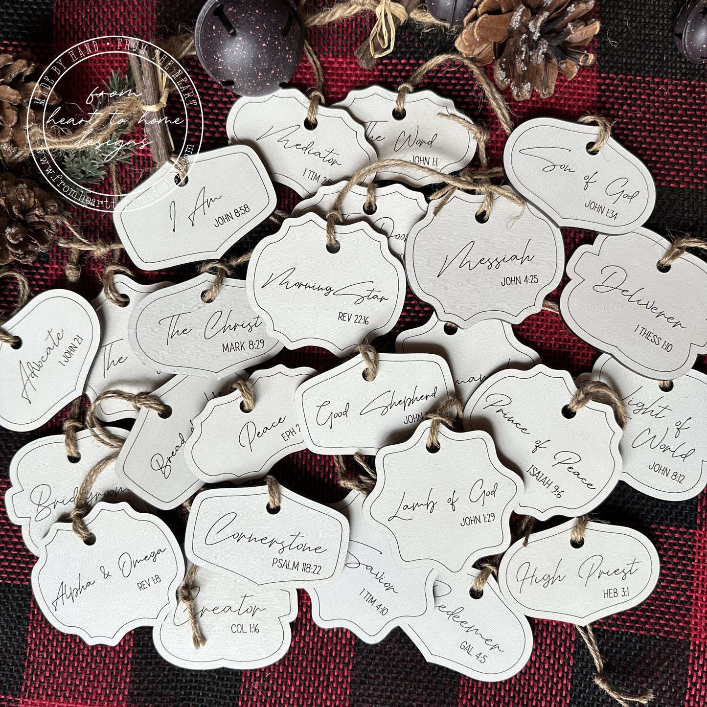 Names of Jesus Ornaments