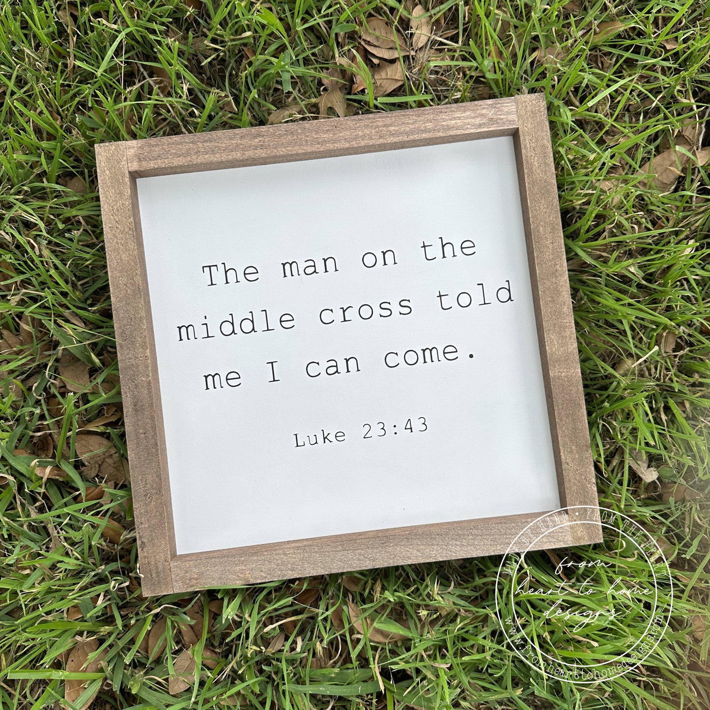 The Man on the Middle Cross Sign