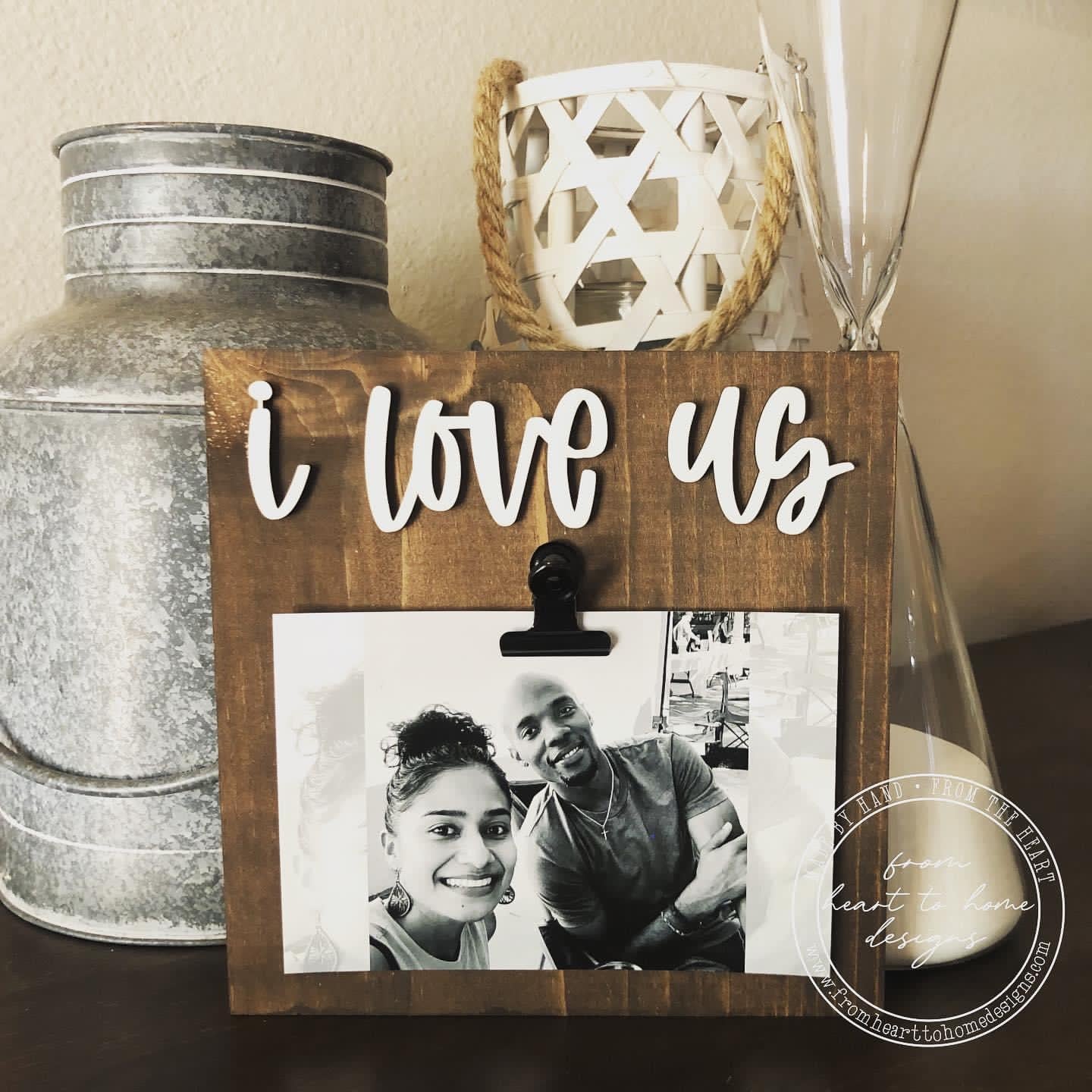 I Love Us Photo Holder