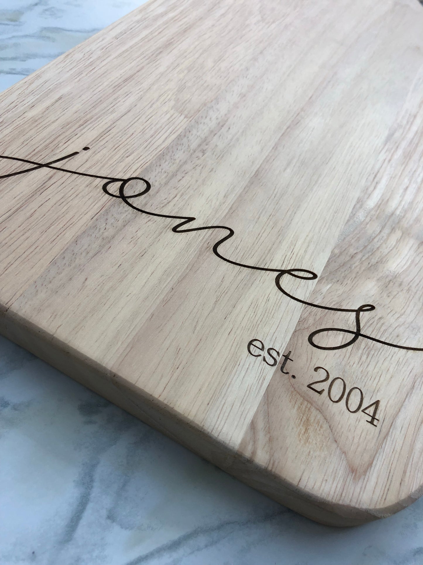 Personalized Cutting Board