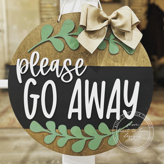 Go Away Door Hanger