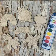 Load image into Gallery viewer, Unicorns and Rainbows Paint Kit
