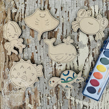 Load image into Gallery viewer, Sea Animals Paint Kit
