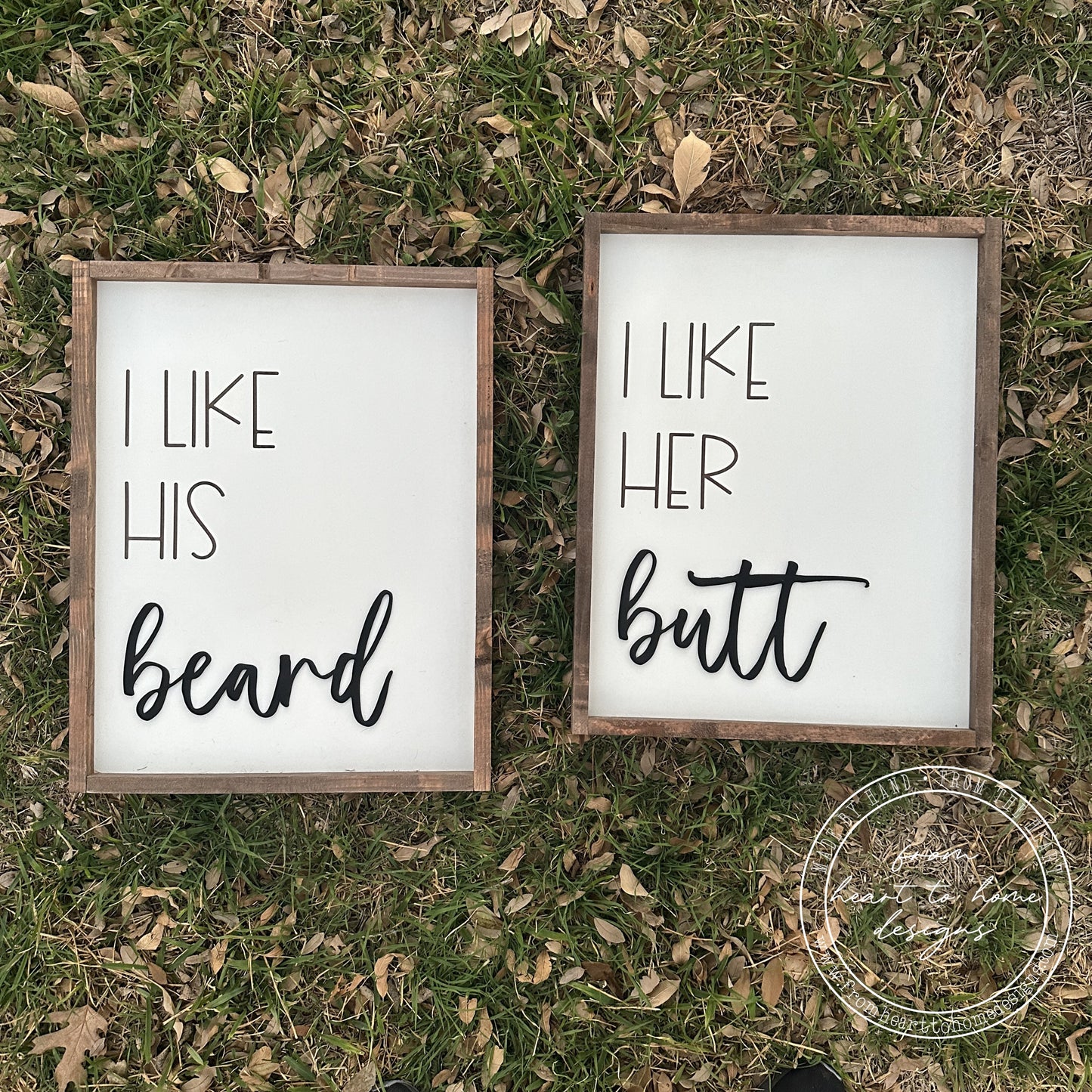 I like HIS/HER sign set