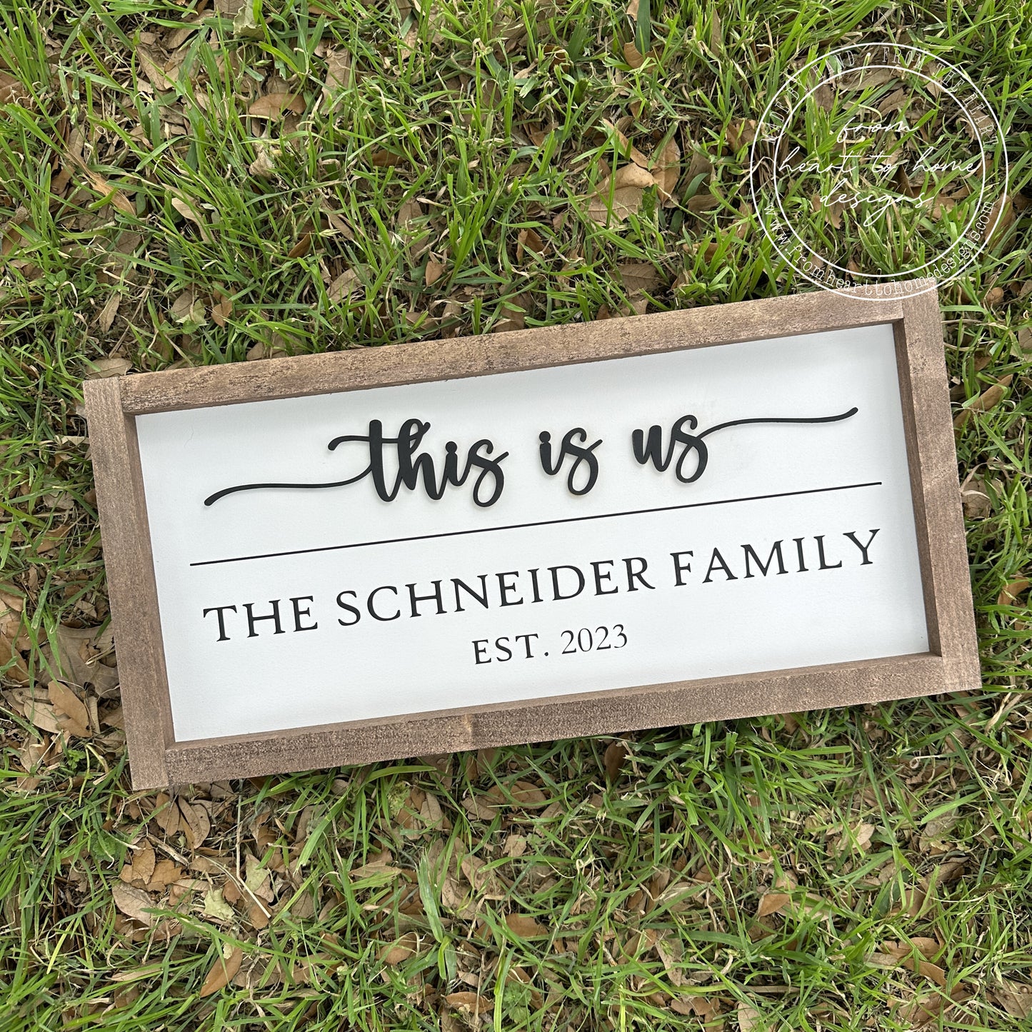 This is Us Sign, Personalized